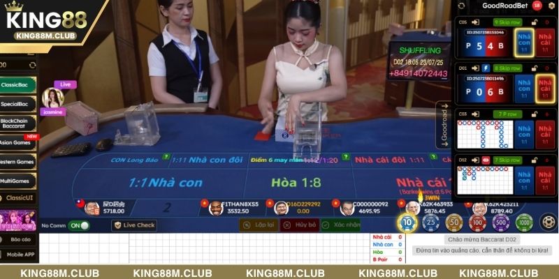 Trò xóc đĩa minh bạch, với góc quay đa chiều